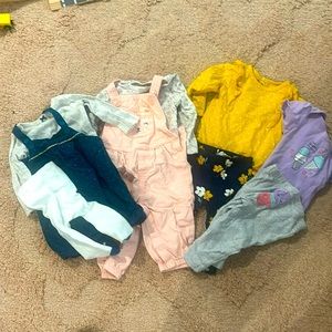 Bundle of 6M Girls Outfits